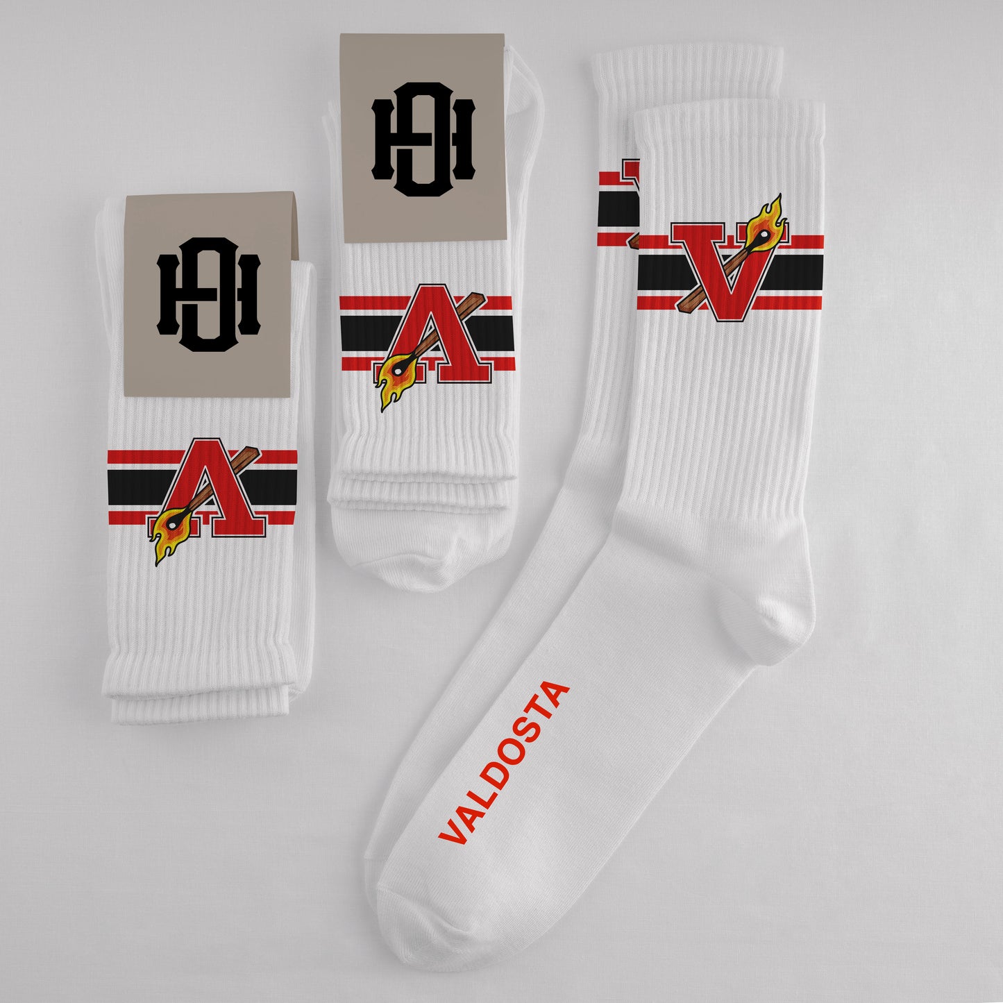 Old VSU "V" Socks