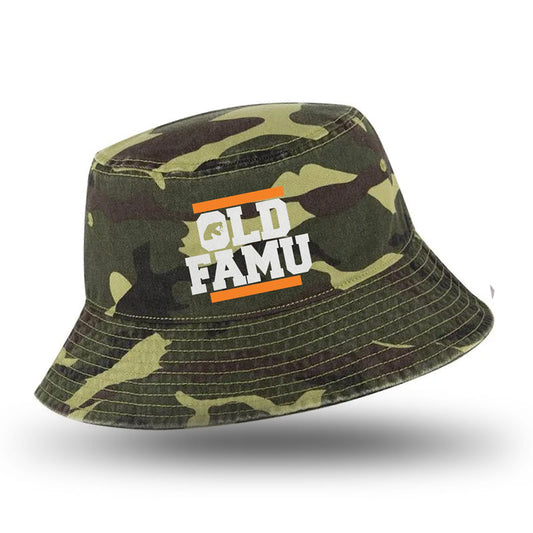 Old Famu Bucket hat  (Camo)