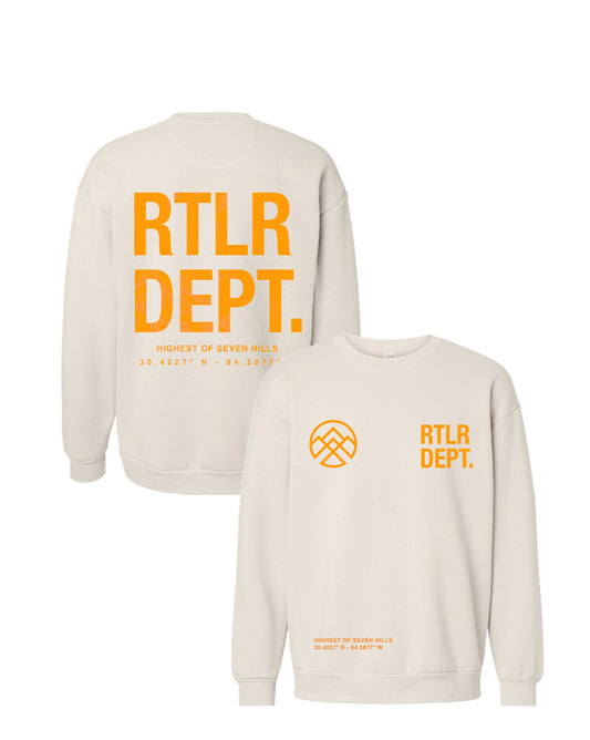 Rtlr Dept Crew Neck Sweatshirt -Bone