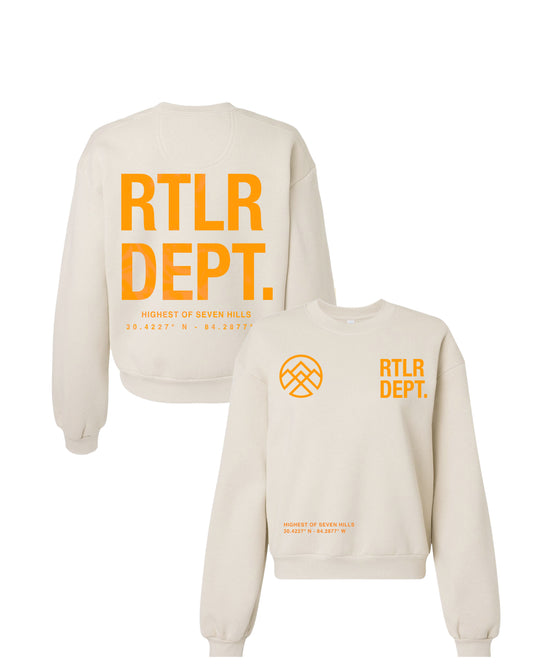 Rtlr Dept Crew Neck Sweatshirt -Bone